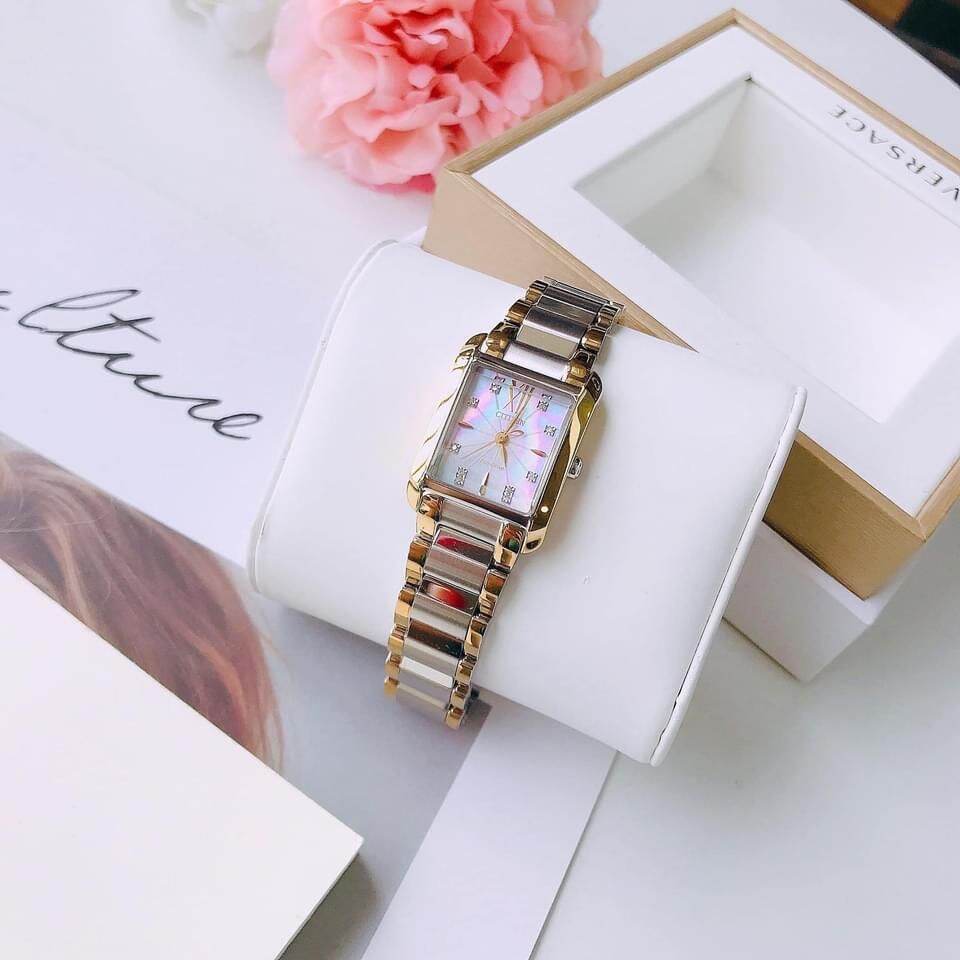 Đồng hồ Citizen nữ mặt vuông