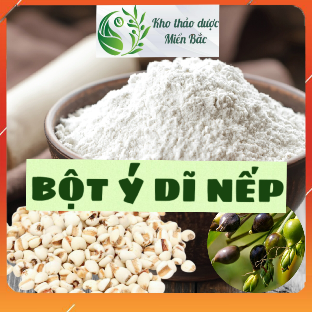 Bột Ý Dĩ nếp nguyên chất, không pha trộn. mới, sạch, nghiền mịn