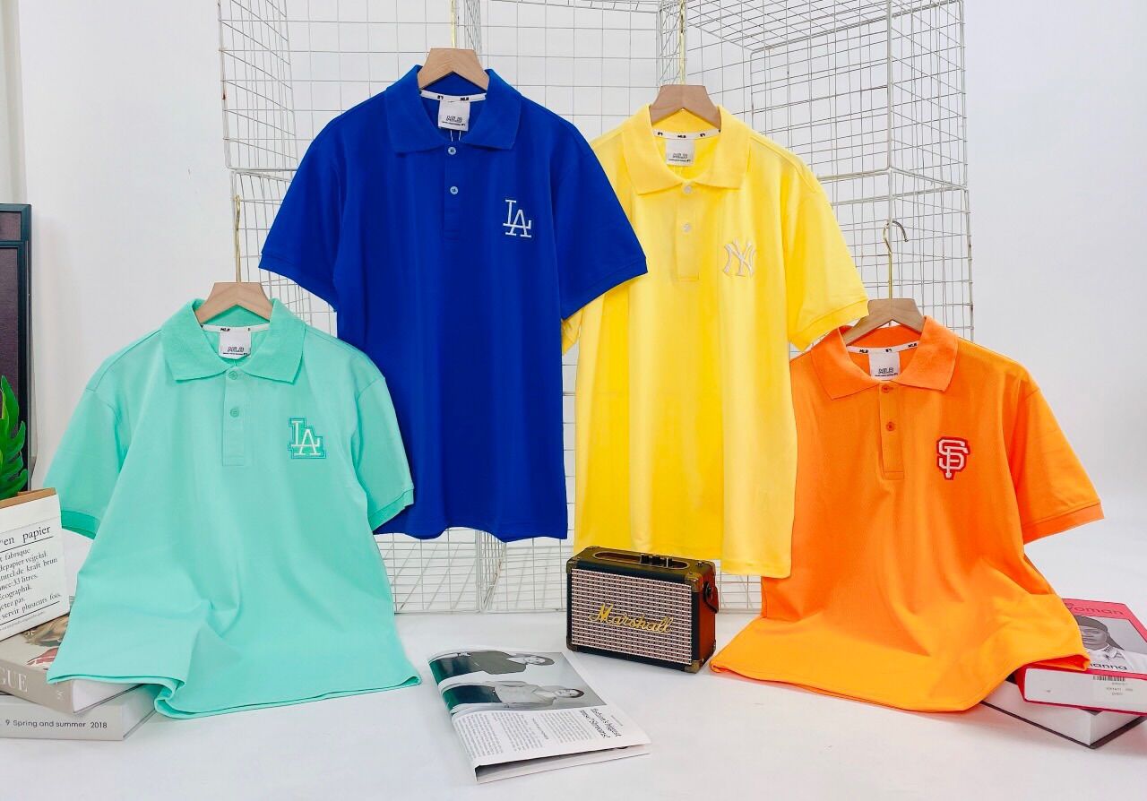 Áo thun phông MLB Polo Rainbow Unisex