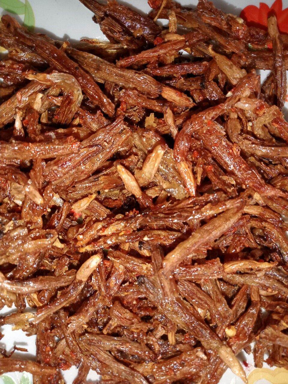 Cá cơm chay 100g chiên từ hoa chuối