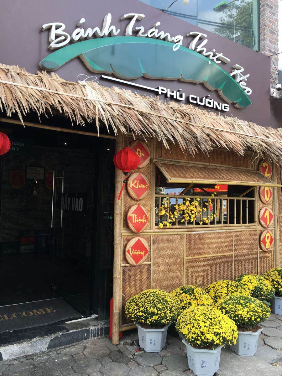 CÓT TRE LÀM VÁCH TRẦN TRANG TRÍ