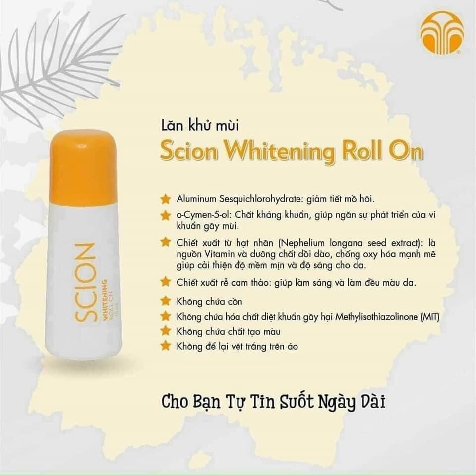 Lăn Khử Mùi Trắng Da Scion Nuskin 75Ml (Mẫu Mới)