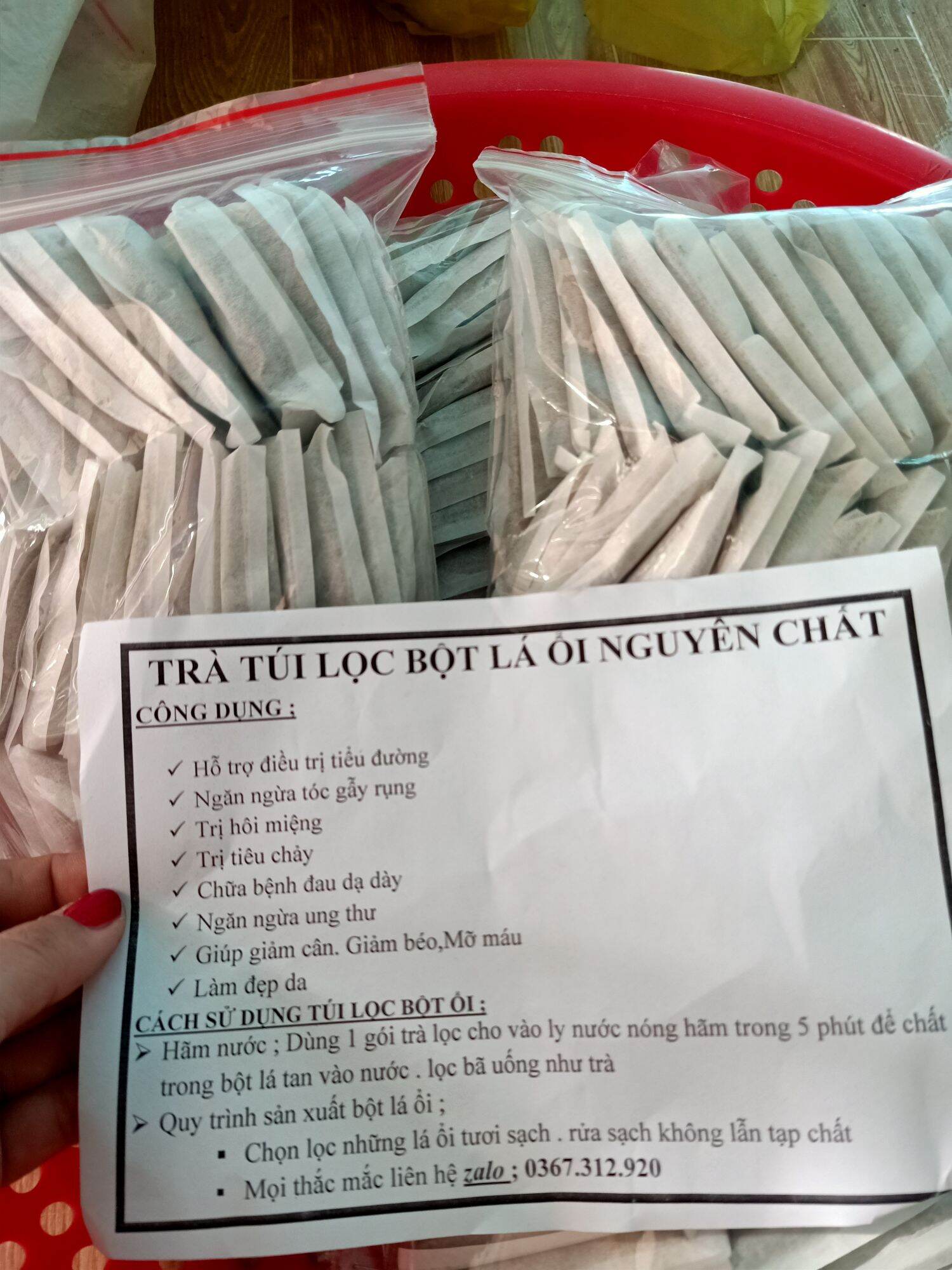 Bột Ổi nguyên chất dùng thử