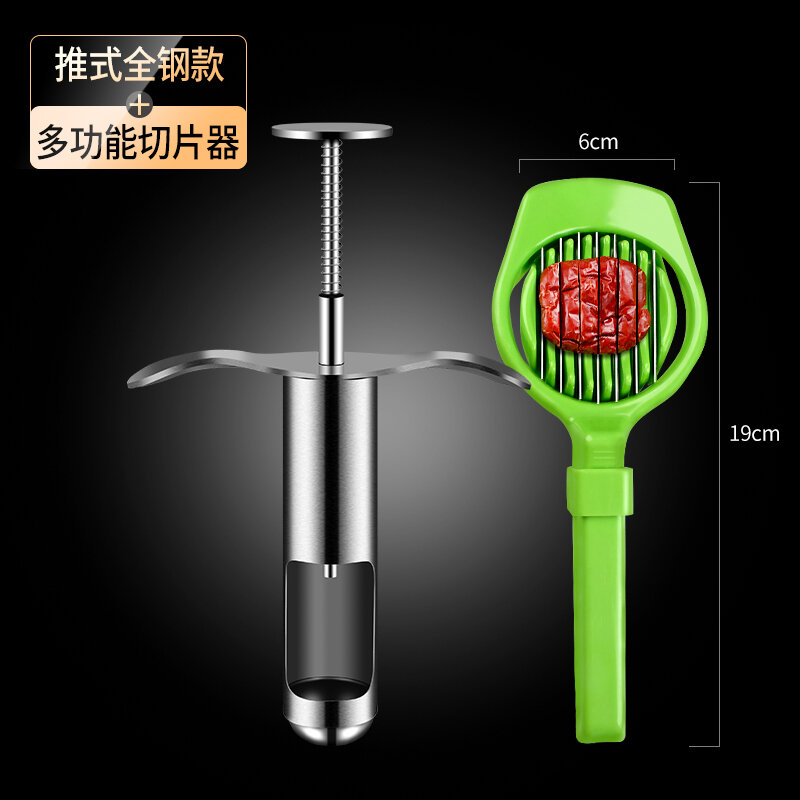 Dụng Cụ Loại Bỏ Hạt Táo Đỏ Dụng Cụ Thần Thánh Loại Bỏ Hạt Táo Vỏ Hồ Táo To Loại Bỏ Hạt Táo Bằng Thép Không Gỉ 304