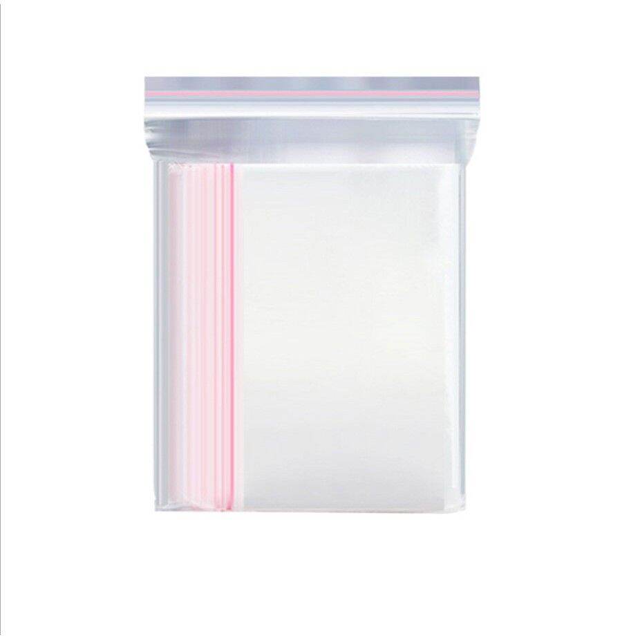 100gr Túi Zip Chỉ đỏ 5x7cm