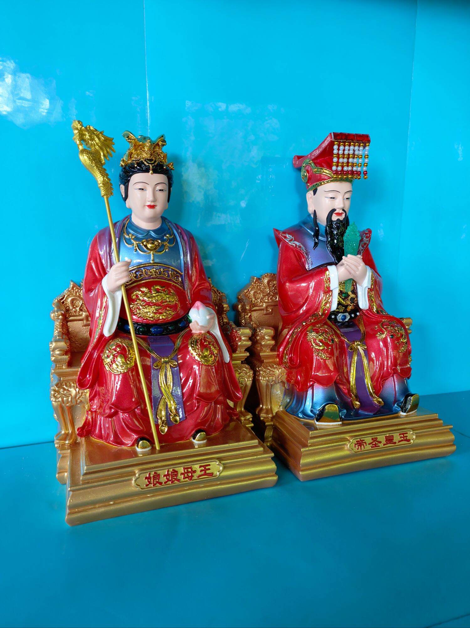 Tượng Ngọc Hoàng, Tây Vương Mẫu cao 30cm
