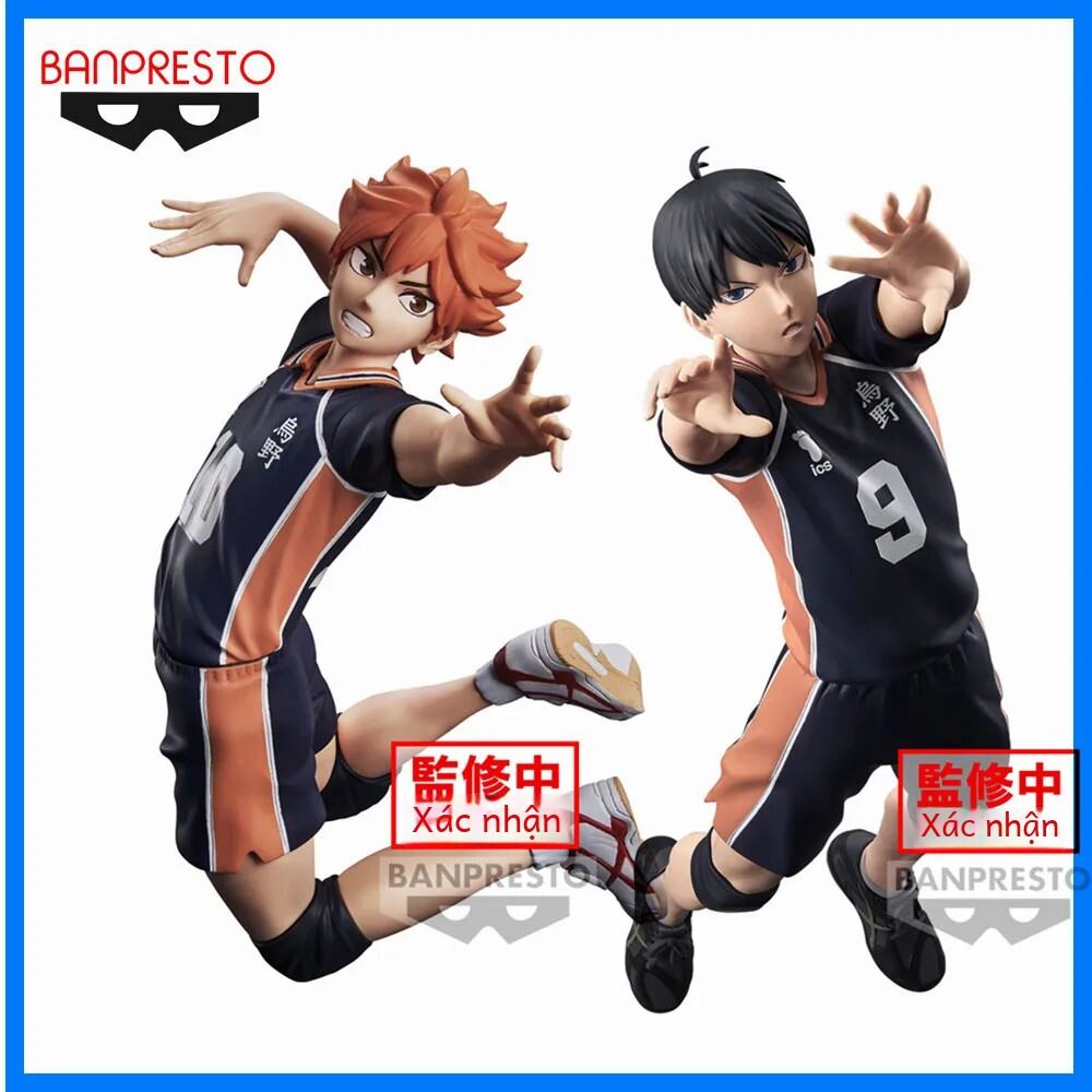 BANDAI Haikyu!! Anime Hình Hành Động-Tobio Kageyama Shoyo Hinata Tạo Dáng Hình PVC Mẫu 130 Mm Banpresto Sưu Tập Quà Tặng