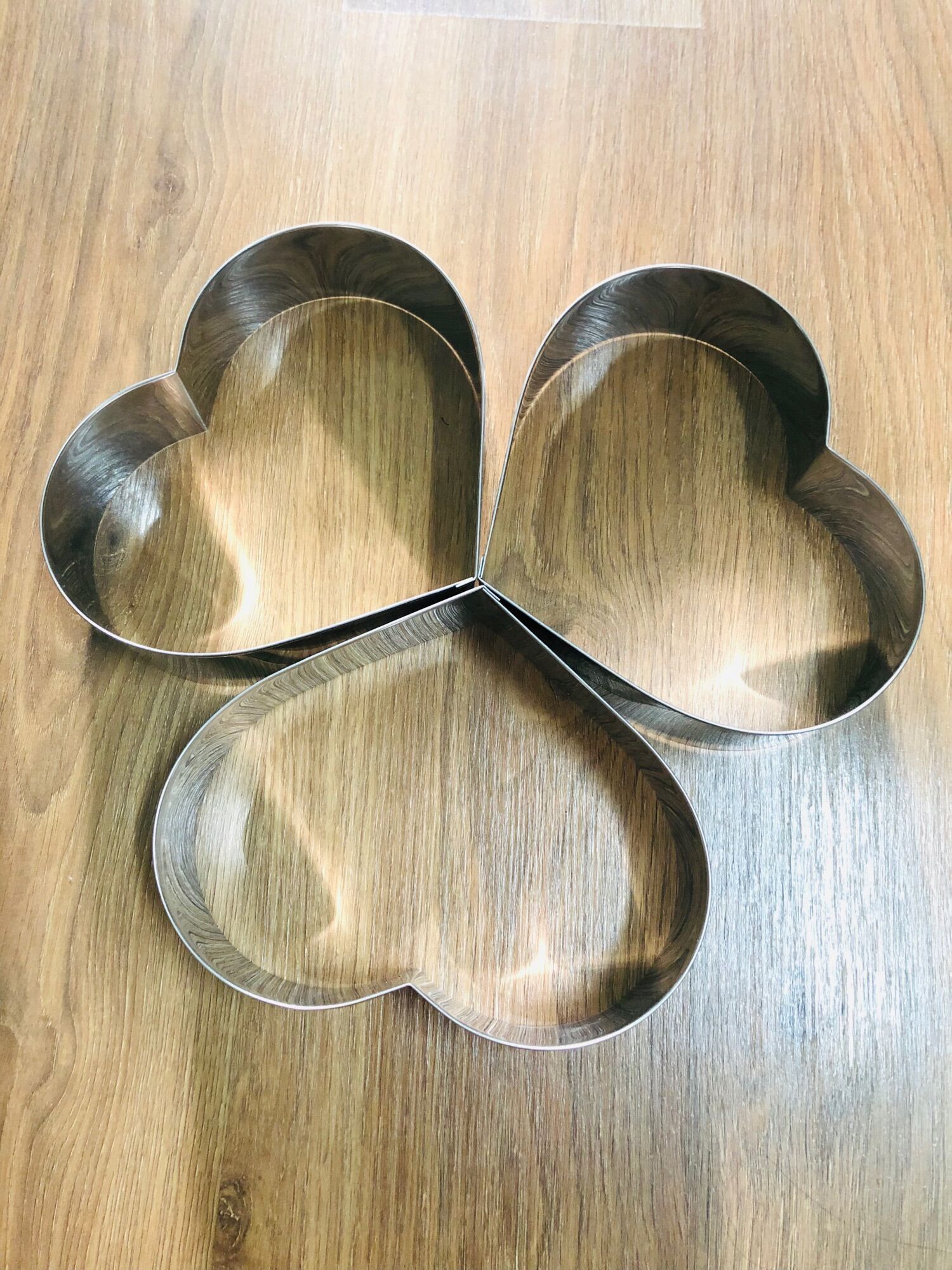 Khuôn Ring Tim Mousse Inox, Ring Tim