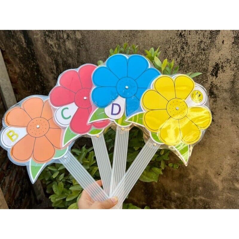 Hoa xoay chọn trắc nghiệm 8 đáp án