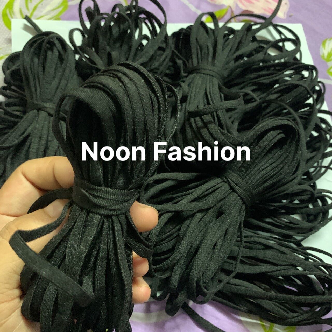 BÓ 10m chun xốp 5mm làm dây đeo khẩu trang các loại