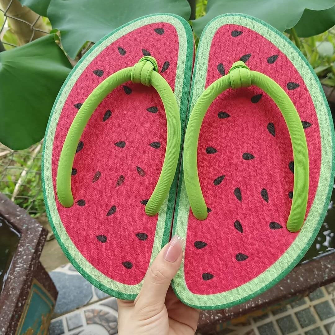 DÉP HOA QUẢ MANG TRONG NHÀ [Free size 35-39]