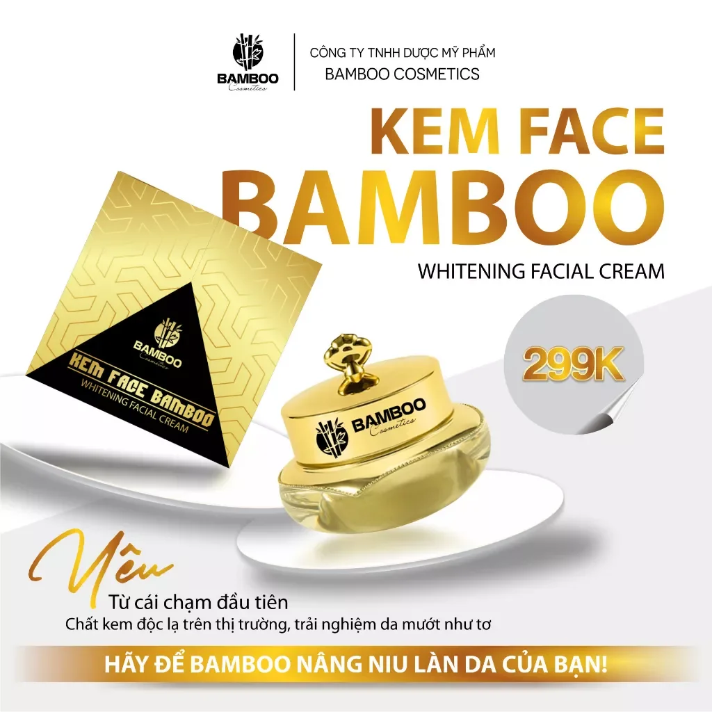 Kem face lụa Bamboo .