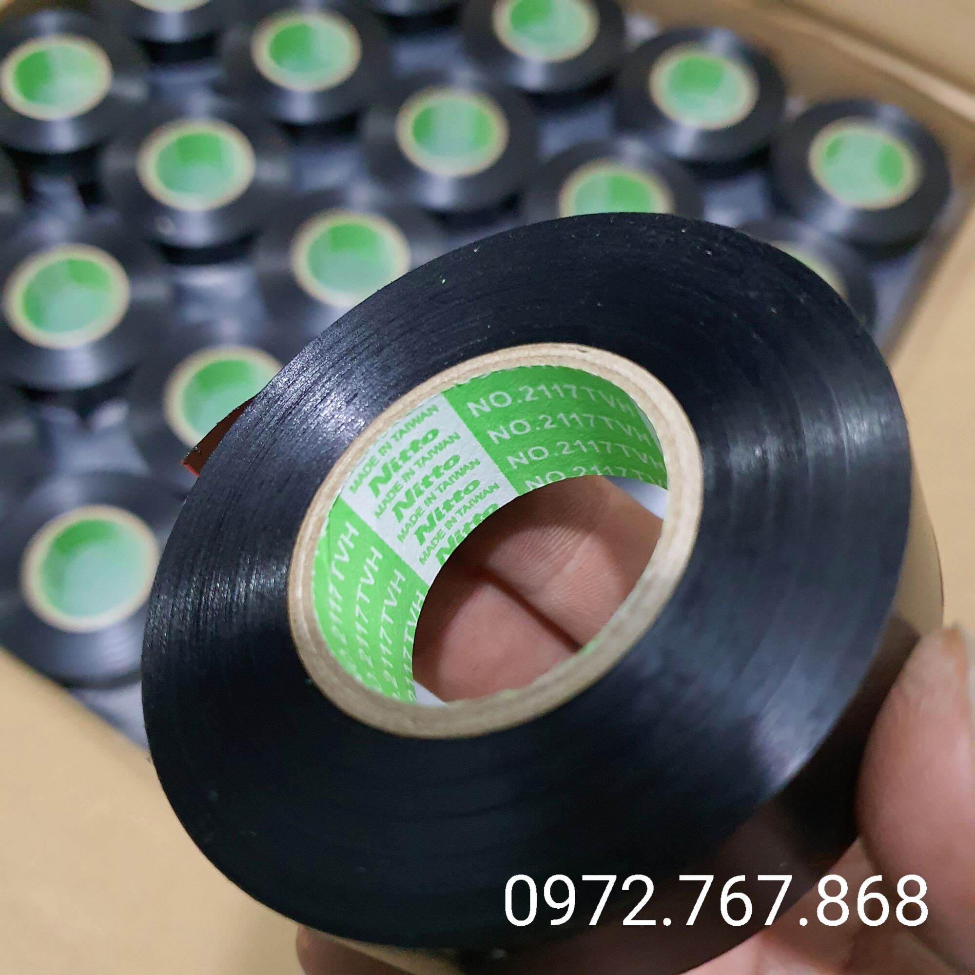 (10 cuộn) Băng keo điện Nitto hàng Nhật