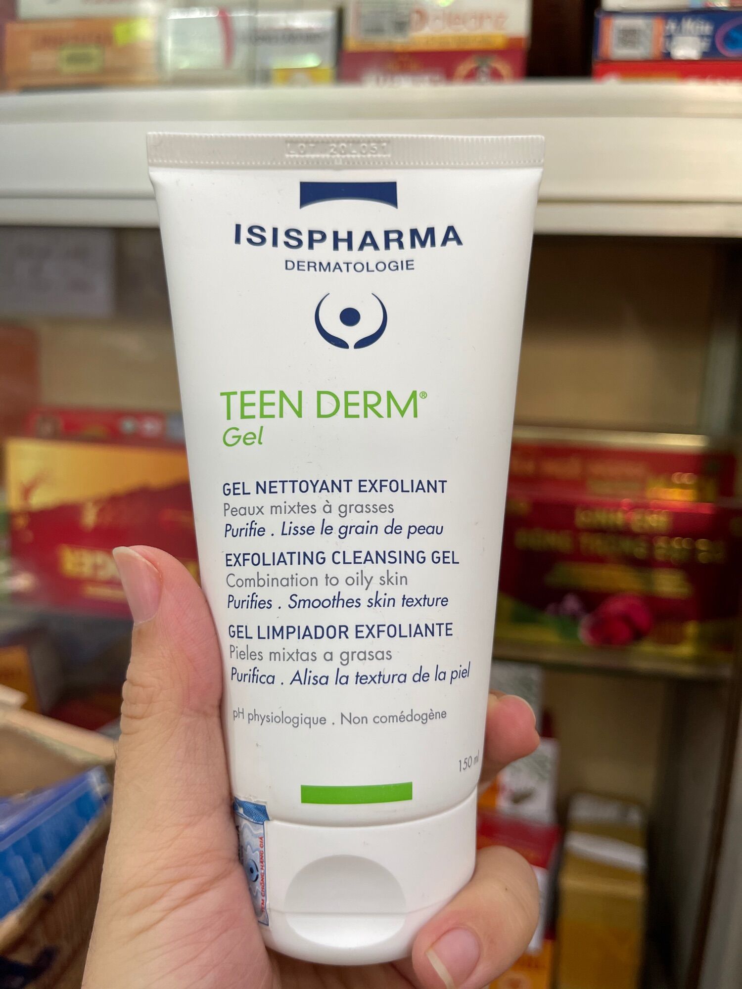 Teen derm gel - gel rửa mặt giảm nhờn - ngăn ngừa mụn