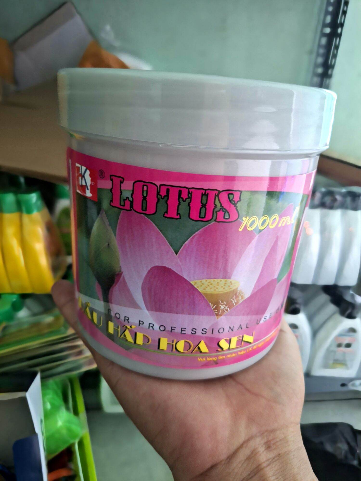 Hấp dầu tóc hoa sen LK 1000ml