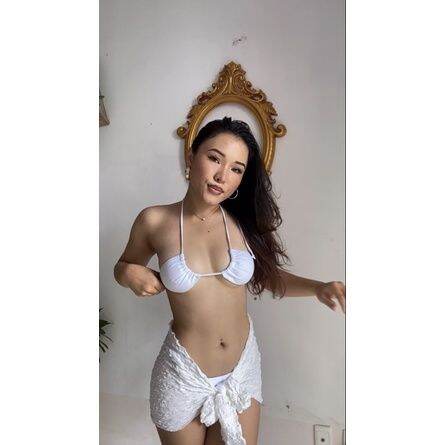 Bikini lẻ, áo bơi nữ basic mút mỏng màu đen, trắng