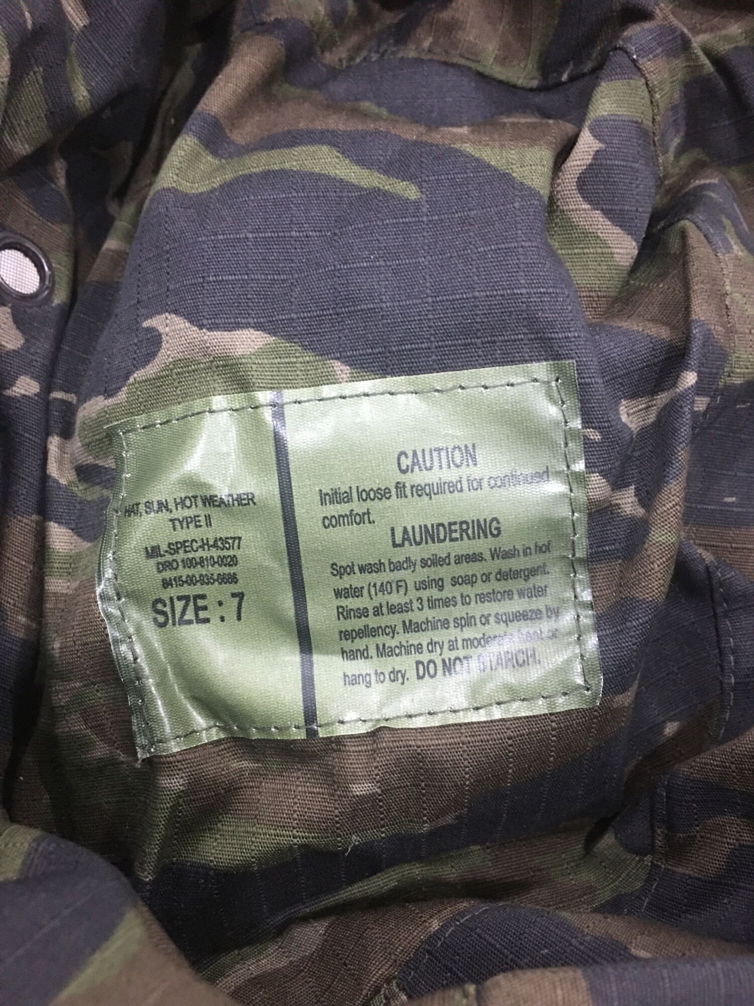 Nón tiger đen usa