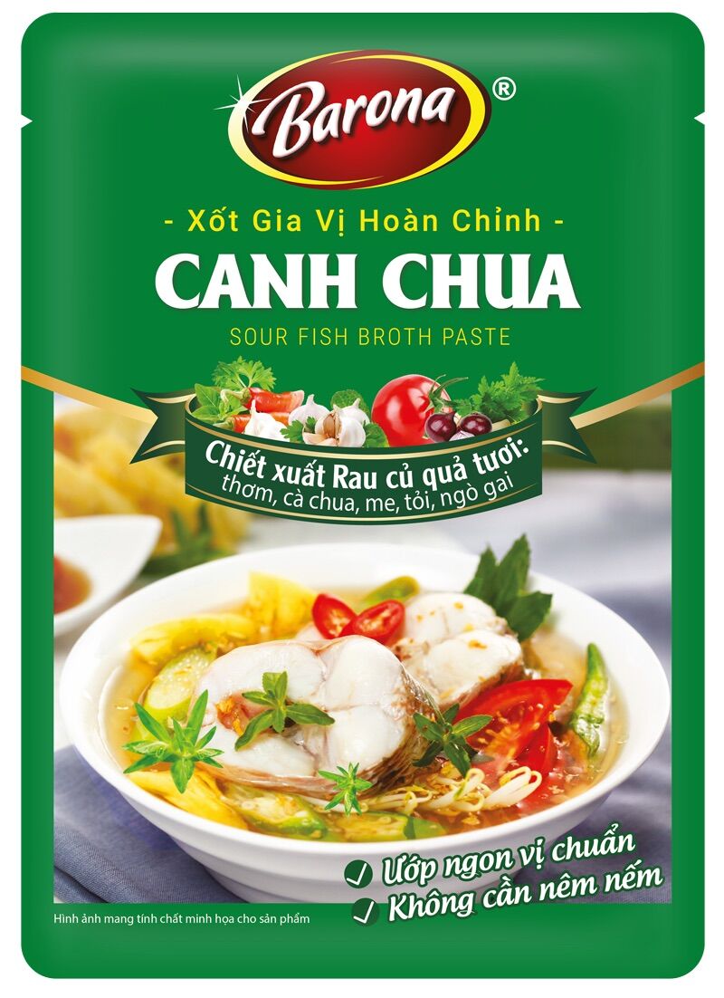 Xốt Gia Vị Hoàn Chỉnh BARONA- Canh Chua 80g