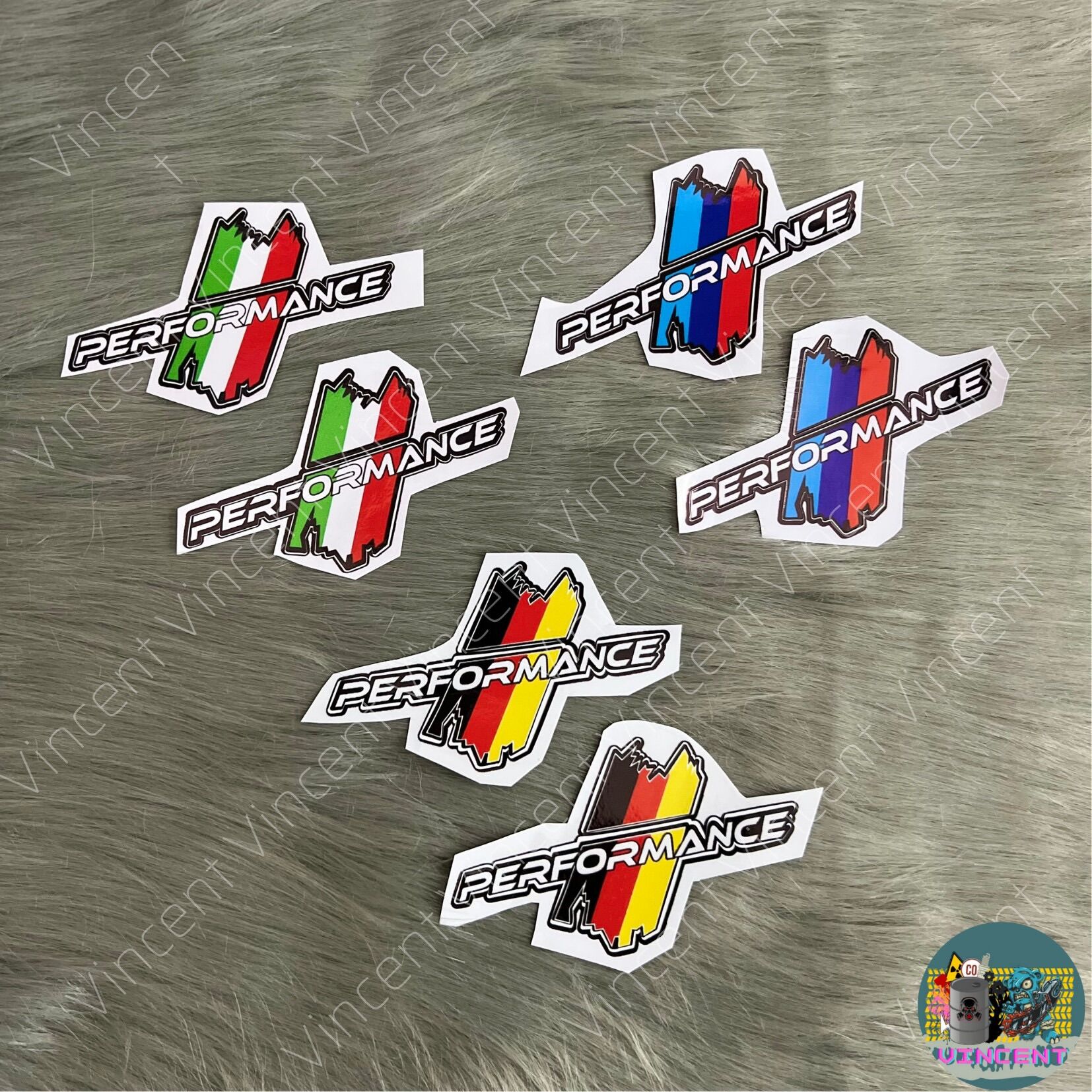 Tem decal dán chư Performance dán thông dụng nhiều dòng xe