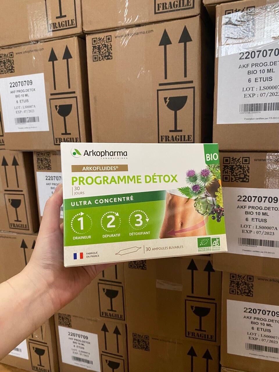 Thải độc Gan - Thận - Da ARKOPHARMA PROGRAMME DETOX - Hàng Pháp