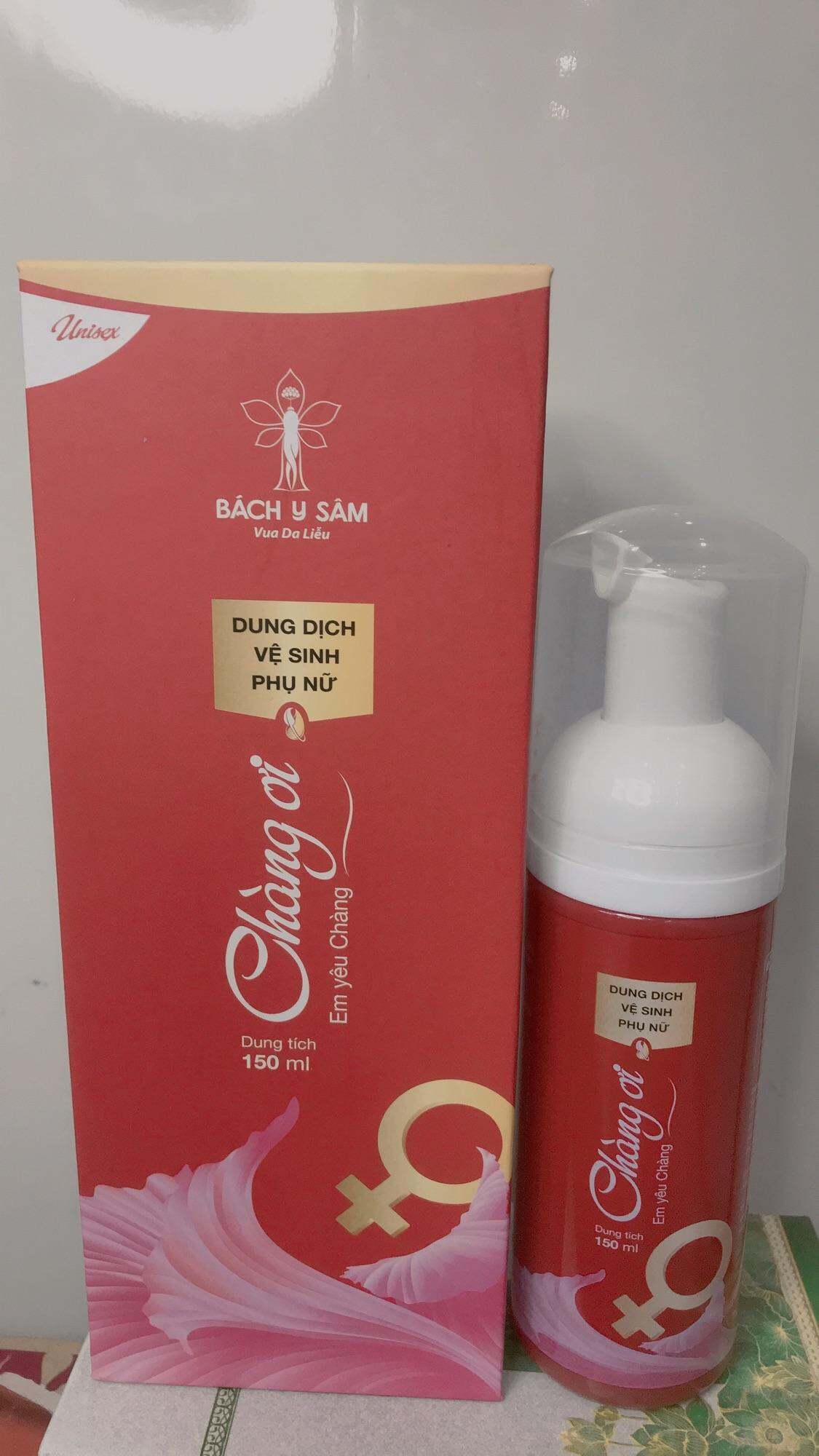 DUNG DỊCH VỆ SINH PHỤ NỮ CHÀNG ƠI BẠCH LINH BÁCH Y SÂM NHẤT MỘC HƯƠNG  bl33[150 mL ]Dạng Bọt