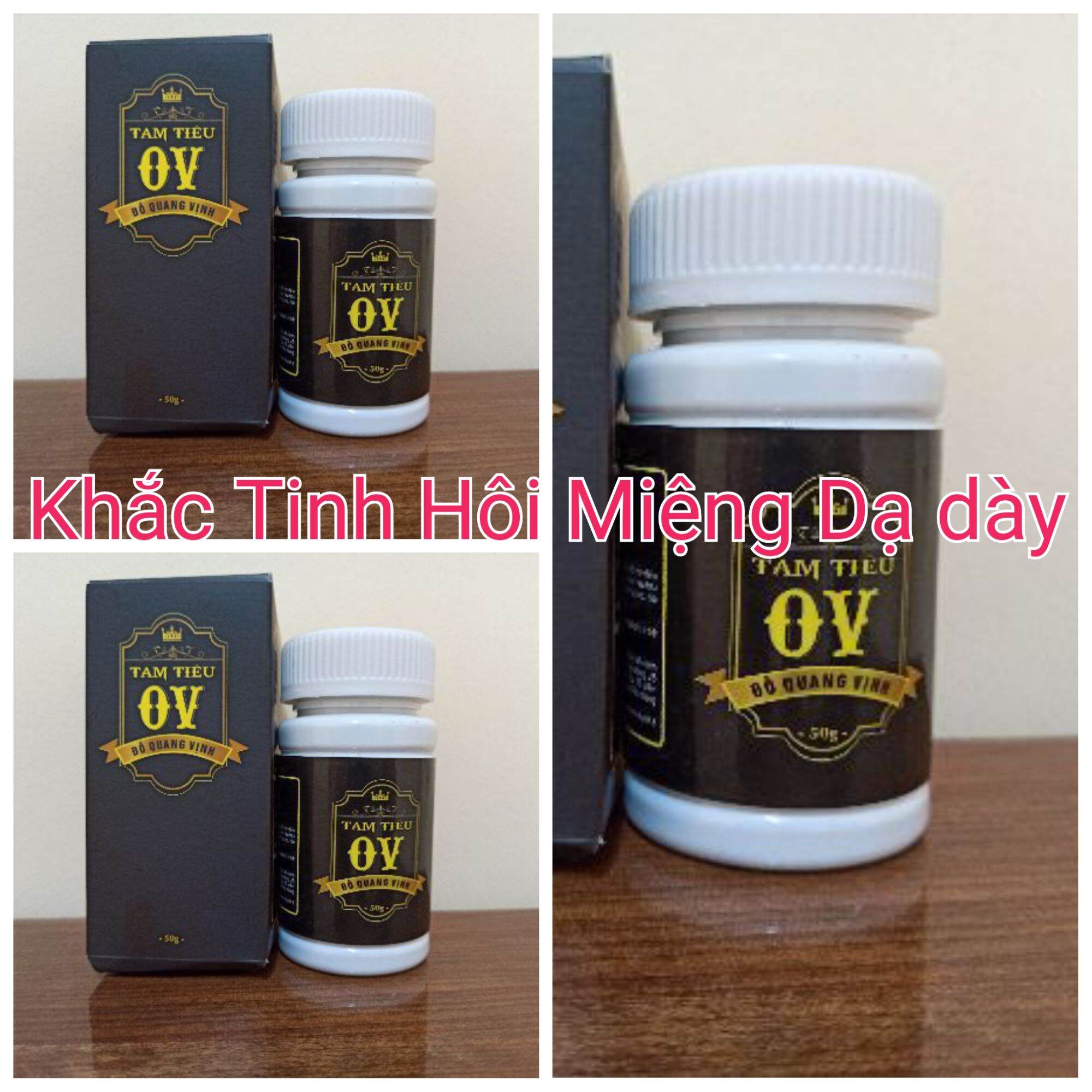 Combo 1 lọ xúc miệng, 2 lọ tam tiêu ov viên, khắc tinh hôi miệng