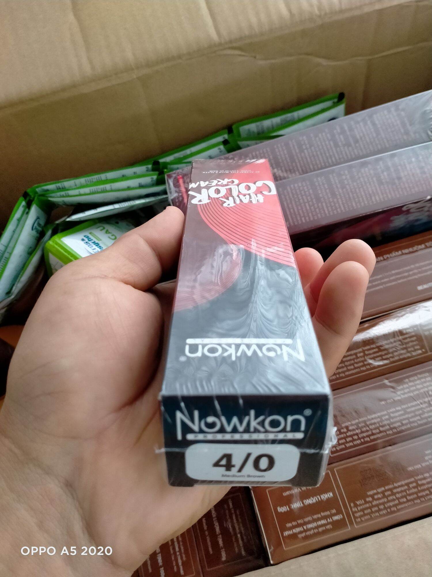 màu nhuộm tóc nowkon.kem nhuộm tóc nowkon
