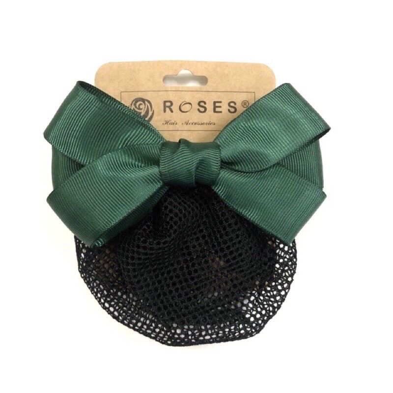 Kẹp lưới búi nơ ROSES Hair Accessories
