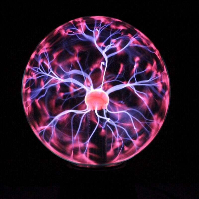 Quả cầu pha lê tĩnh điện plasma cảm ứng cho trẻ em quả cầu phát sáng tia chớp nhân tạo đồ chơi bóng cung điện vòng điện tesla