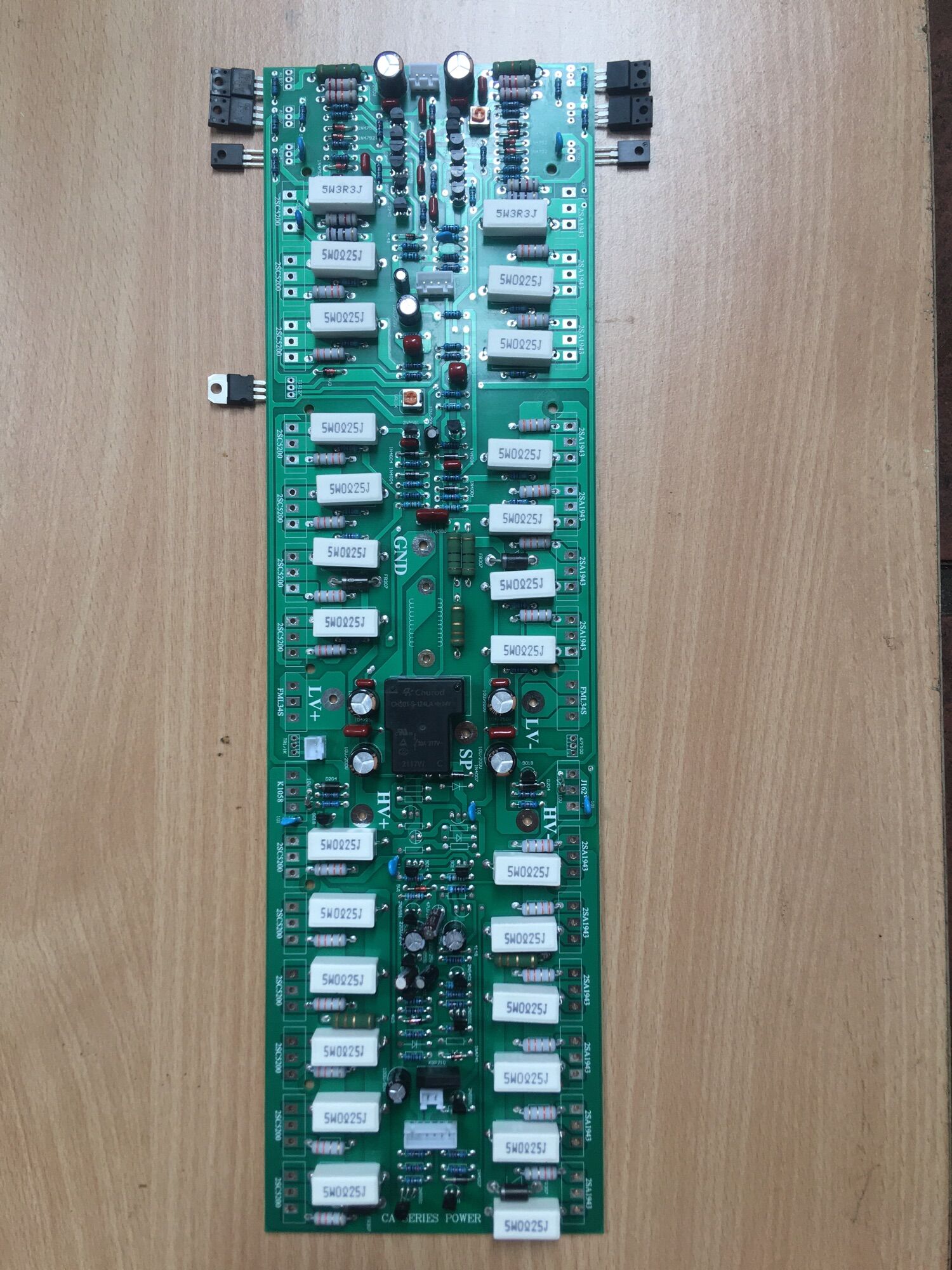 Mạch công suất CA18 CA20 1500W 1 kênh (board ) có bù áp