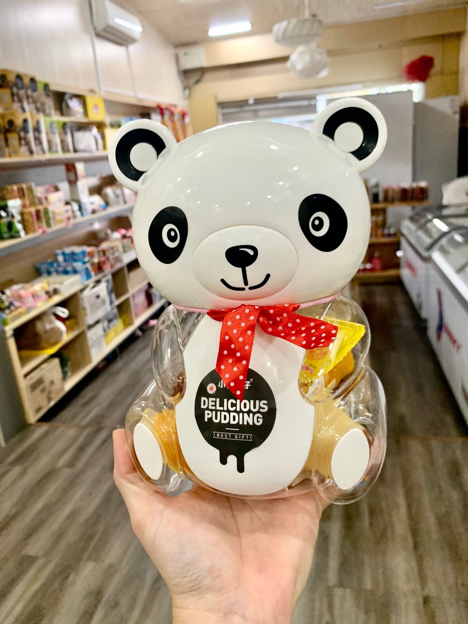 Thạch Pudding Trứng Hình Gấu Siêu Dễ Thương