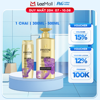[MỚI] Dầu gội PANTENE MIRACLES KHÔNG SILICON & BỔ SUNG DƯỠNG CHẤT Phục Hồi Hư Tổn Collagen - CHAI 300ML/500ML