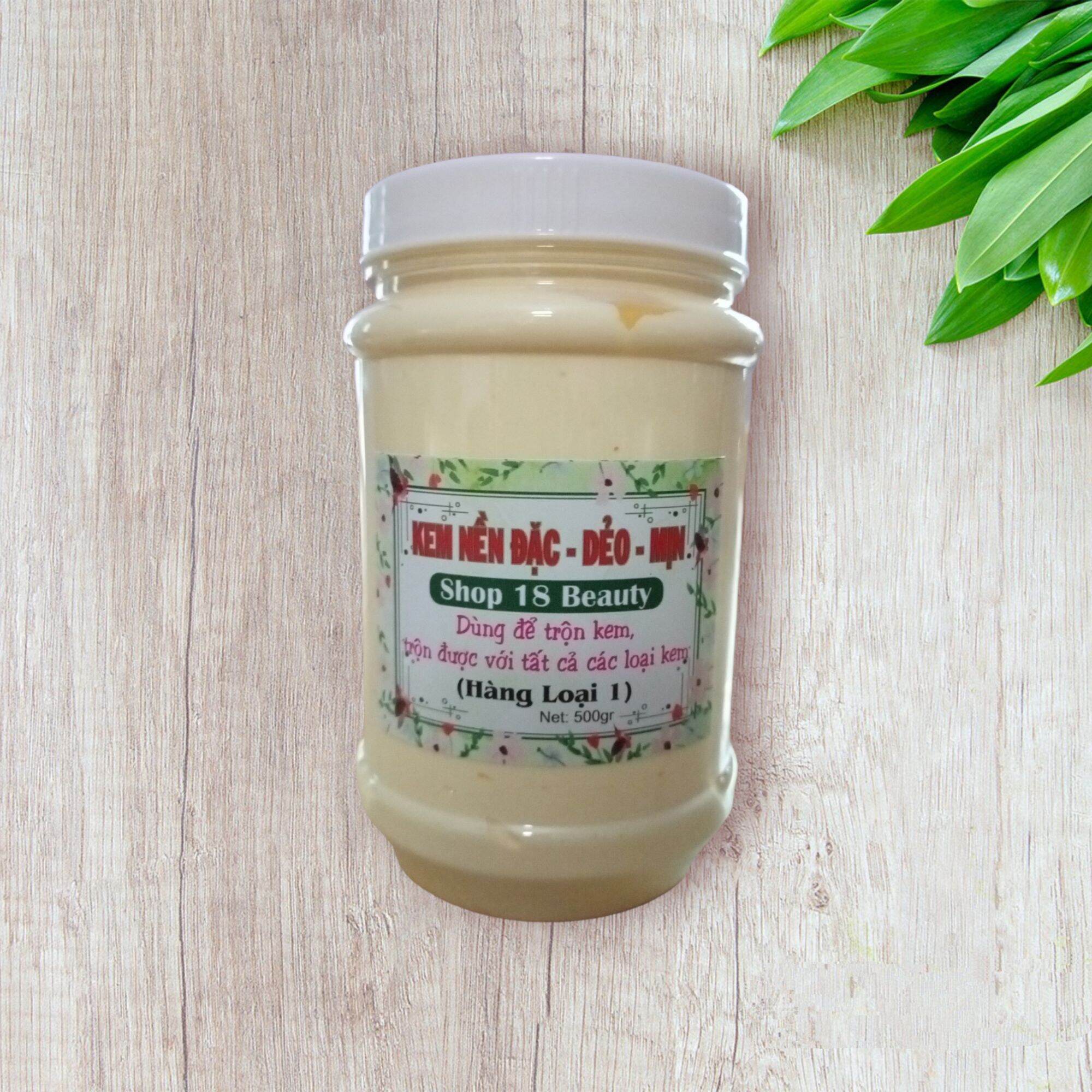 kem tẩy trắng da hủ 500g chuyên dùng để trộn kem body