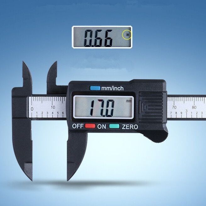 Thước Điện Tử 10cm Phun Xăm