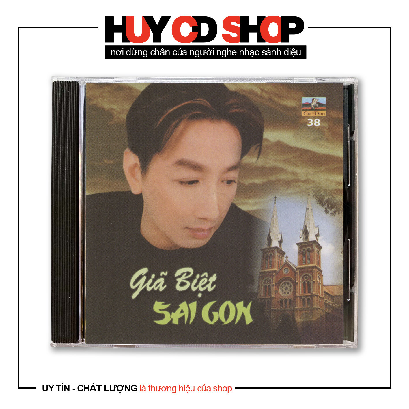 Đĩa cd trường vũ giã biệt sài gòn nhạc vàng trữ tình bolero nhạc lính đĩa lòng trắng chất lượng cao âm thanh chuẩn huy cd shop