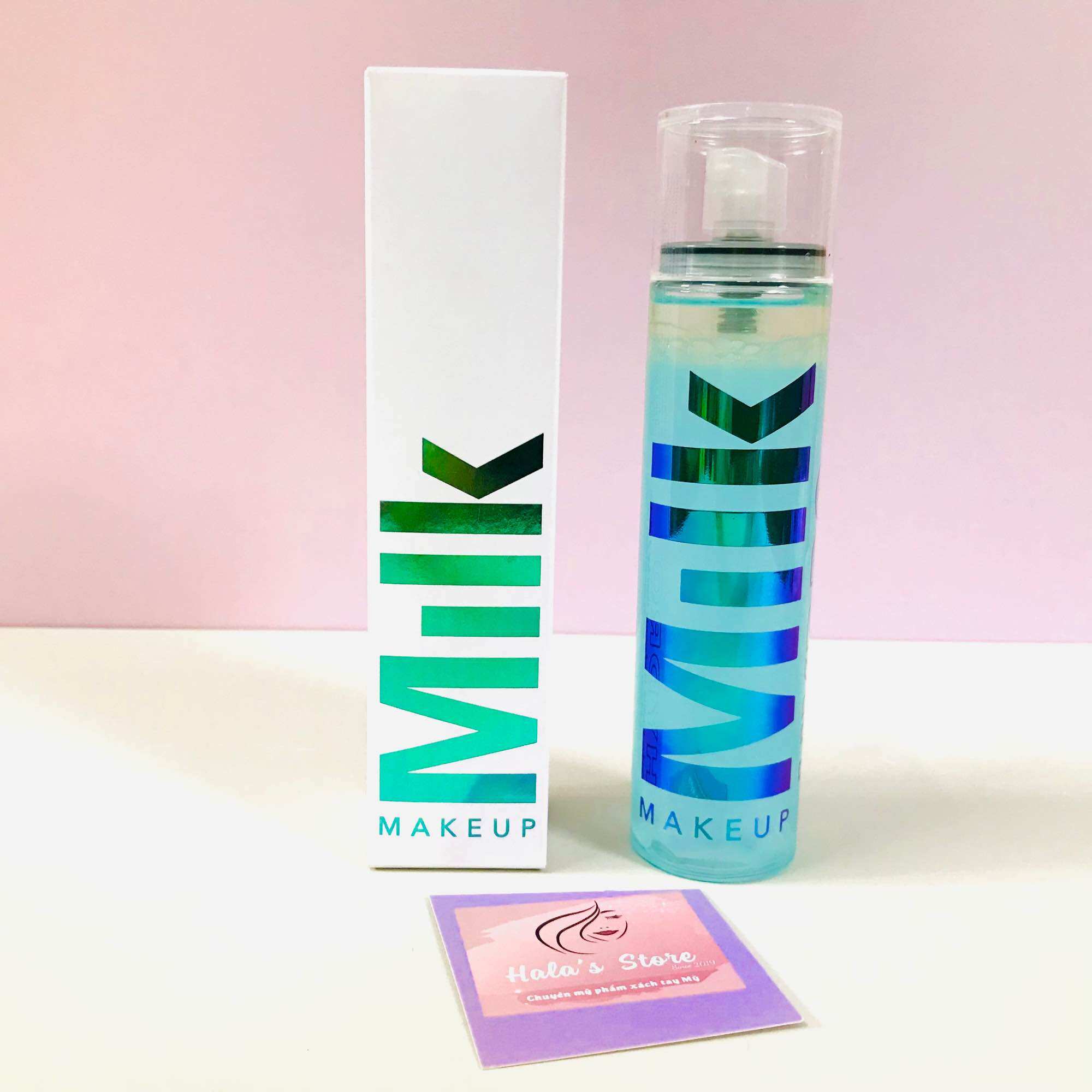Xịt khoáng giữ makeup MILK MAKEUP Hydro Grip Dewy Long-Lasting Setting Spray With Hyaluronic Acid + Niacinamide