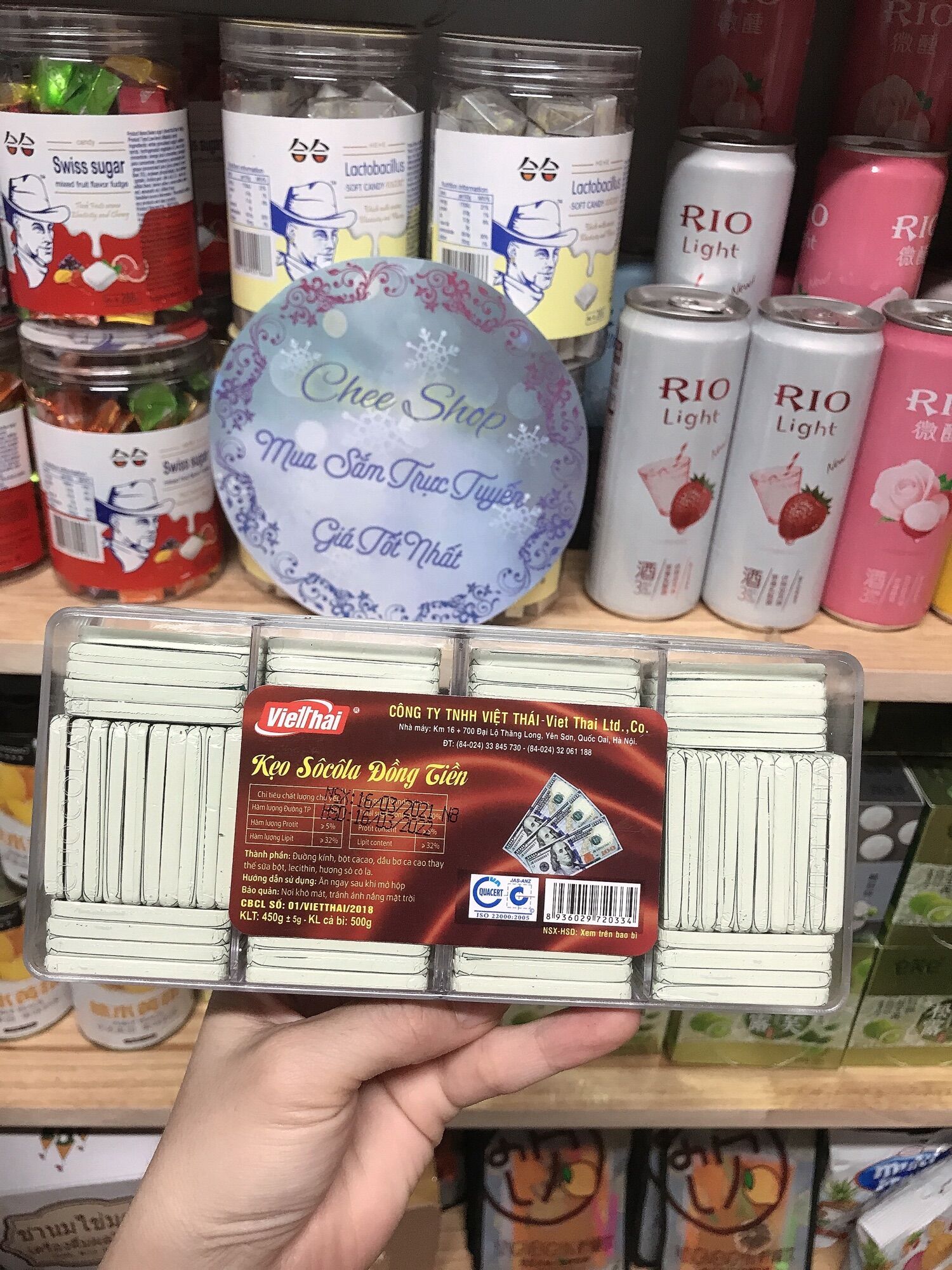 Kẹo Socola Đồng Tiền Đô La 💵 ( 130 Chiếc ) 500g