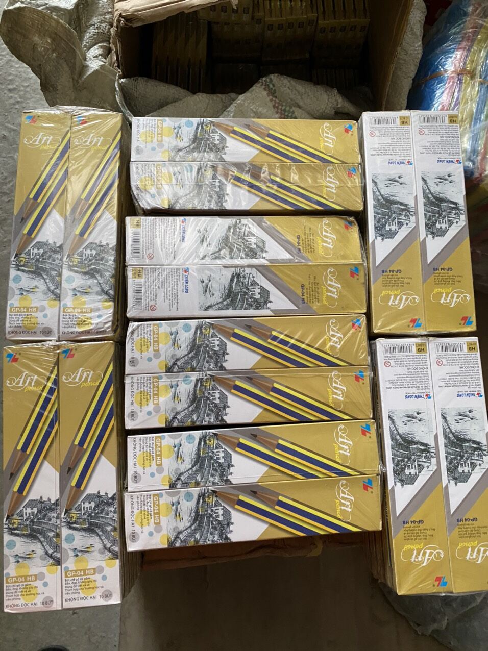Bút chì gỗ Thiên Long GP-04(Hộp 10 cây)