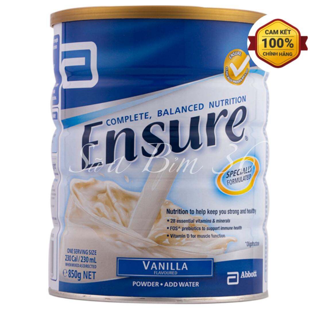 SỮA ENSURE ÚC 850G Date T11/2022
