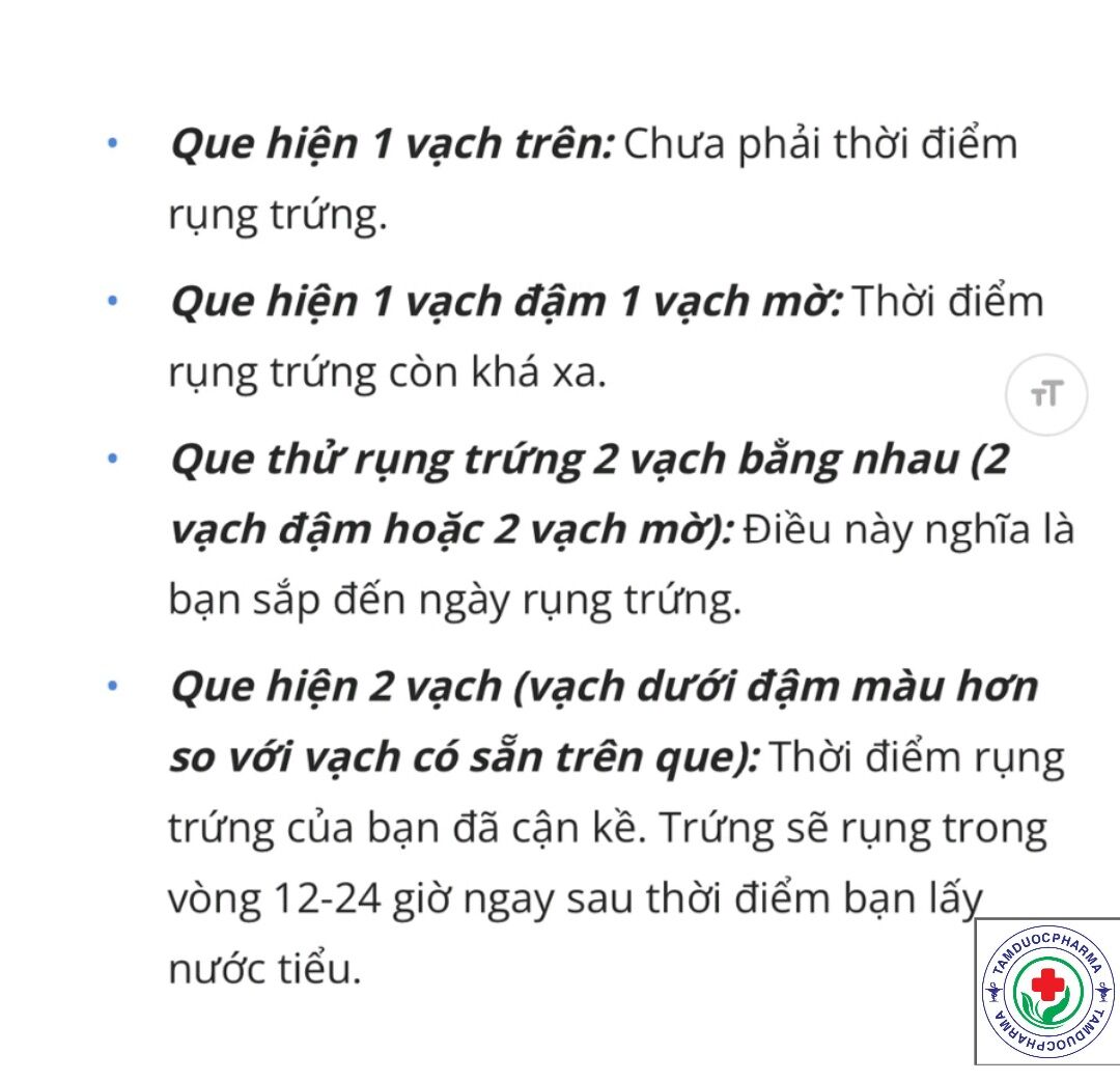 que thử rụng trứng Ovutana