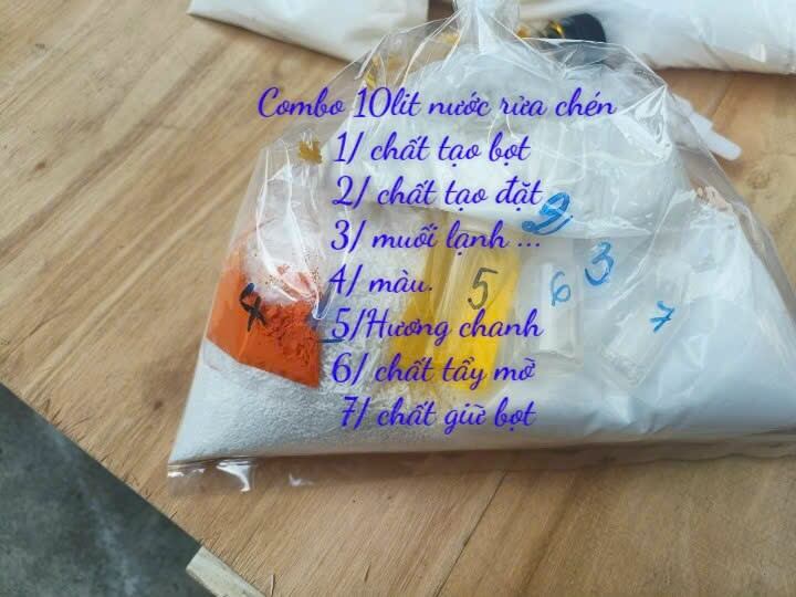 COMBO 10lit nước rửa chén 65k