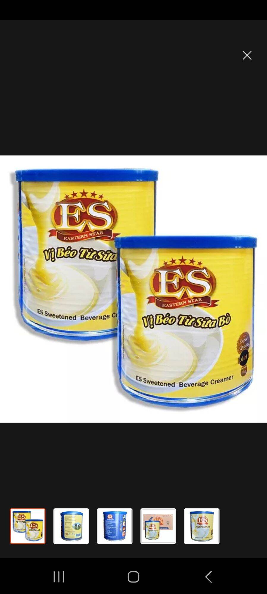 Sữa đặc 1kg ES ( combo 5 lon ) Date 2024