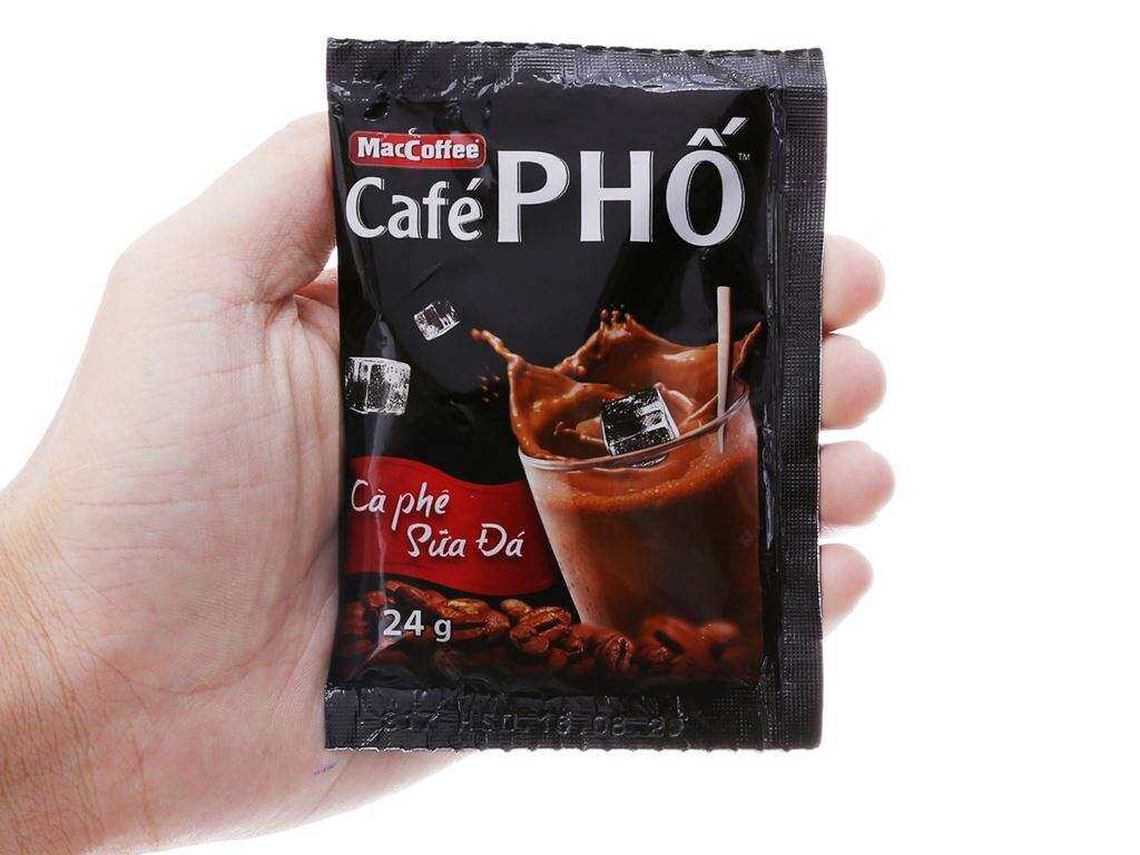 Cafe Phố Cà phê sữa đá (bịch 30 gói)