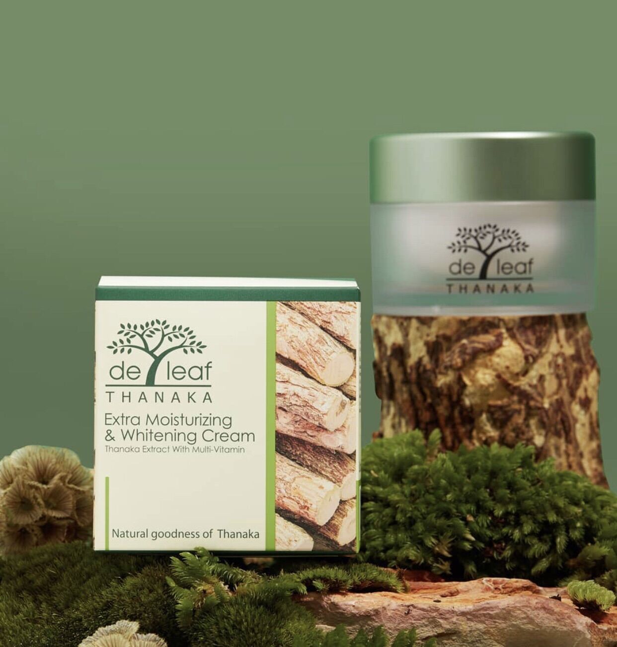 Kem Dưỡng Trắng Da De Leaf Thanaka Thái Lan