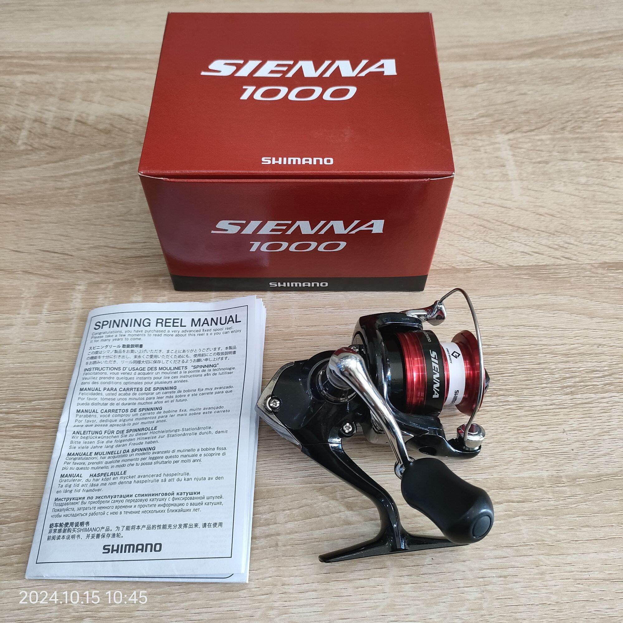 my cu shimano sienna 4000 hd FG Spinning Reel well balanced Shimano Sienna FG Spinning Reel