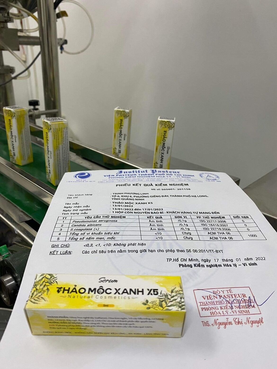 Serum Thảo Mộc Xanh x5 - Dưỡng Da (2lọ vàng)