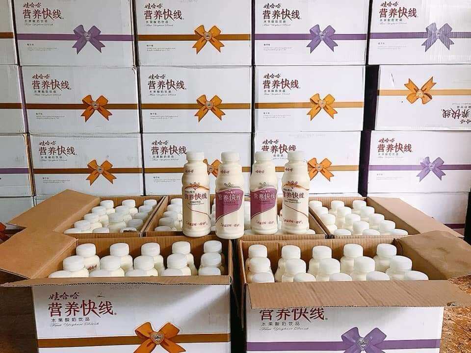 Sữa chua uống trái cây WAHAHA (thùng 15 chai 500ml)