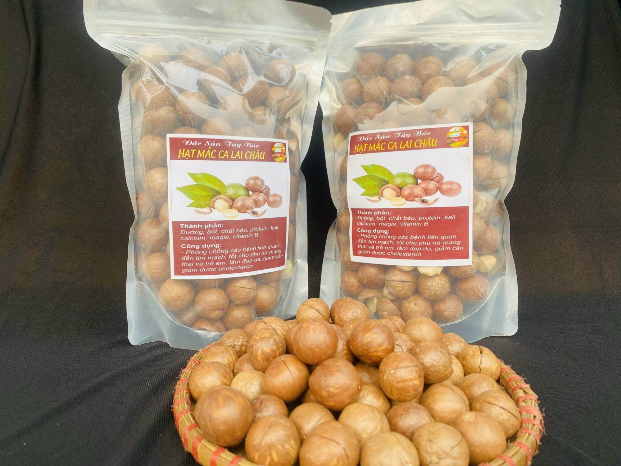 Hạt MACCA Mắc ca Lai Châu sấy lạnh size lớn  500g, 250g