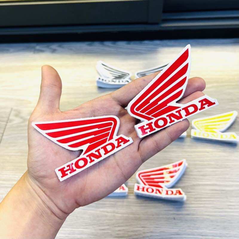 Tem Sticker Cặp Cánh Chim Honda Dán Trang Trí Xe Máy