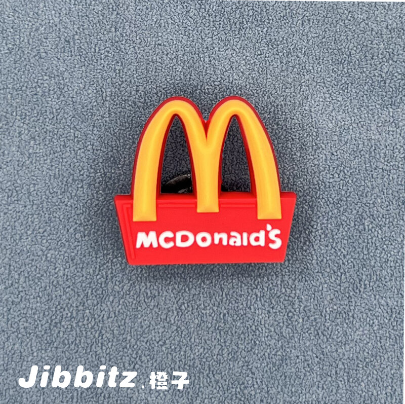 Phụ Kiện Giày Crocs DIY Hoa Giày Hoạt Hình Hamburger McDonalds Dép Khoét Lỗ Phụ Kiện Giày Dép Đồ Dùn